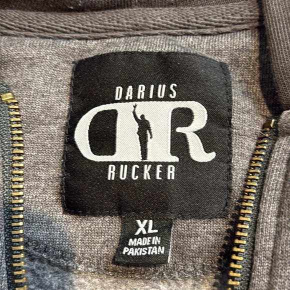 Tampa Bay Buccaneers Darius Rucker Collection Gray Zip-Up Hoodie Size XL - Picture 5 of 9